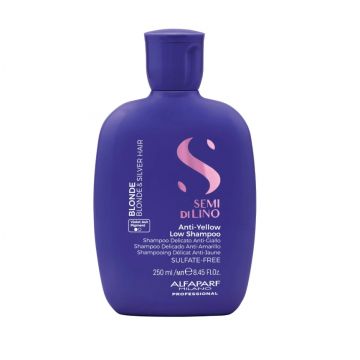 Sampon pentru neutralizarea tonurilor de galben Alfaparf Milano Semi Di Lino Blonde (Concentratie: Sampon, Gramaj: 250 ml)