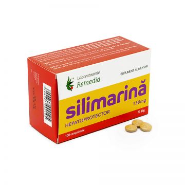 Silimarină 150mg Remedia (Concentratie: 100 capsule)