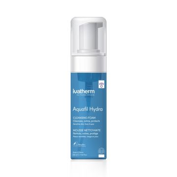 Spuma demachianta Aquafil Hydra, Ivatherm (Gramaj: 150 ml, Concentratie: Crema pentru curatare)