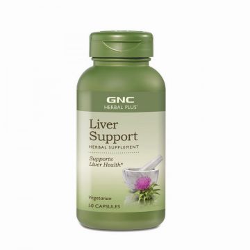 Suport ficat Herbal Plus 50 capsule, GNC (Concentratie: 50 capsule)