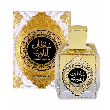 Suroori Sultan al Quloob Intense Gold Apa de Parfum, Unisex, 100ml (Concentratie: Apa de Parfum, Gramaj: 100 ml)