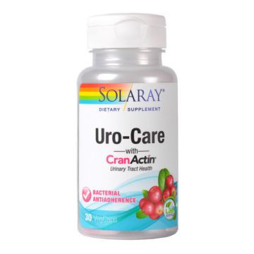 Uro-Care with CranActin SECOM Solaray 30 capsule (Concentratie: 715 mg)
