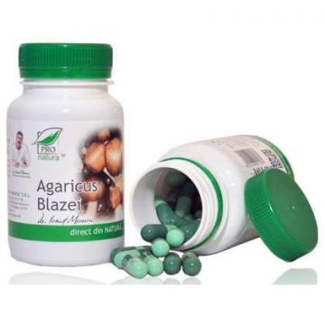 Agaricus Blazei Laboratoarele Medica (Ambalaj: 30 capsule, Concentratie: 250 mg)