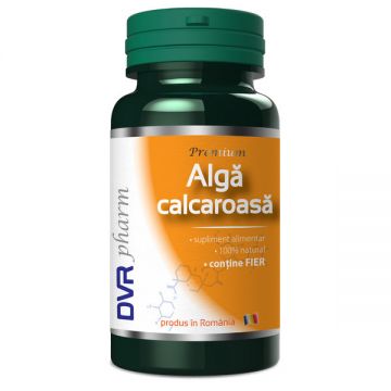Alga Calcaroasa DVR Pharm 60 capsule (TIP PRODUS: Suplimente alimentare, Concentratie: 600 mg)