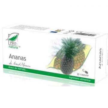 Ananas Laboratoarele Medica (Ambalaj: 200 capsule, Concentratie: 190 mg)