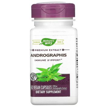 Andrographis SECOM Natures Way 60 capsule (Concentratie: 400 mg)