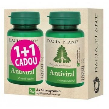 Antiviral Dacia Plant 60+60 comprimate (Concentratie: 505 mg)