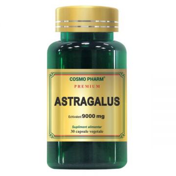 Astragalus Extract 450 mg Echivalent 9000 mg Cosmopharm Premium (Ambalaj: 30 capsule, Concentratie: 450 mg)
