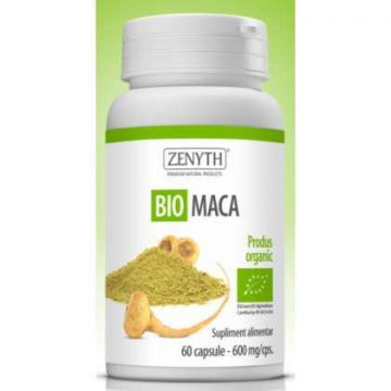 Bio Maca 600 mg Zenyth 60 capsule (Concentratie: 600 mg)