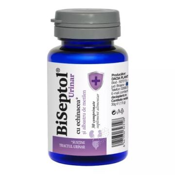 BiSeptol Urinar, 30 comprimate, Dacia Plant