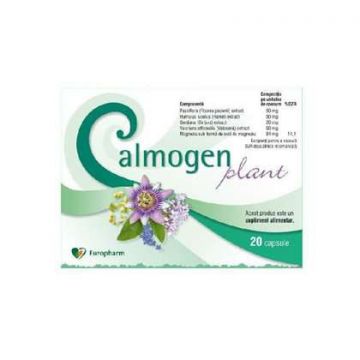Calmogen Plant Europharm 20 capsule (Concentratie: 254 mg)