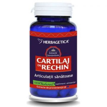 Cartilaj de Rechin 500 mg Herbagetica capsule (Ambalaj: 120 capsule, Concentratie: 500 mg)