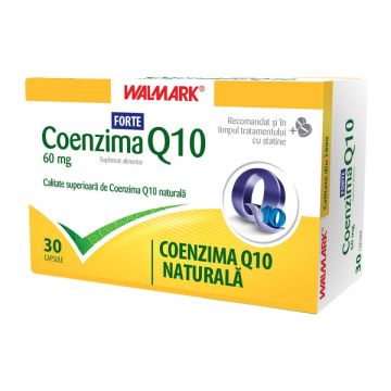 Coenzima Q10 Forte 60mg, 30 comprimate, Walmark (Concentratie: 60 mg)