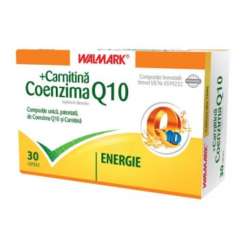 Coenzima Q10 plus Carnitina Walmark 30 capsule (Concentratie: 30 capsule)
