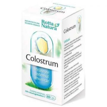 Colostrum Rotta Natura 60 capsule (Concentratie: 400 mg)