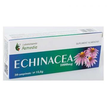 Echinacea 1000 mg Remedia 30 comprimate (Concentratie: 1000 mg)
