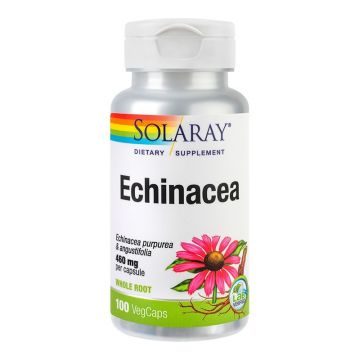 Echinacea SECOM Solaray 100 capsule (Concentratie: 460 mg)
