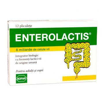 Enterolactics Sofar 12 plicuri (Concentratie: 8 miliarde)