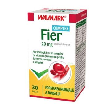 Fier complex 20mg 30 tablete Walmark (TIP PRODUS: Suplimente alimentare)