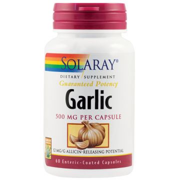 Garlic (Usturoi) SECOM Solaray 60 capsule (Concentratie: 500 mg)