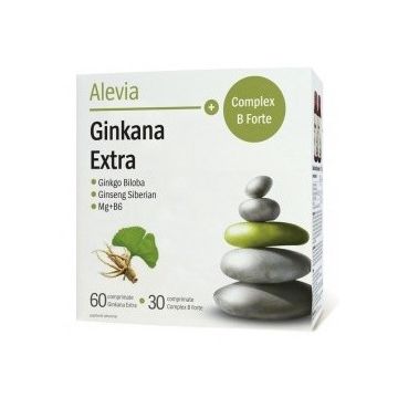 Ginkana Extra Alevia 60+30 comprimate (Concentratie: 60+30 comprimate)