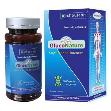 GlucoNature Heshoutang (Diabet 2) Darmaplant 60 capsule (Concentratie: 490 mg)