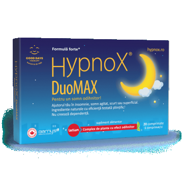 Hypnox DuoMax, 20 comprimate, Good Days Therapy