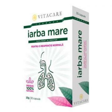 Inulostim (Iarba mare) Vitacare 30 capsule (Concentratie: 100 mg)