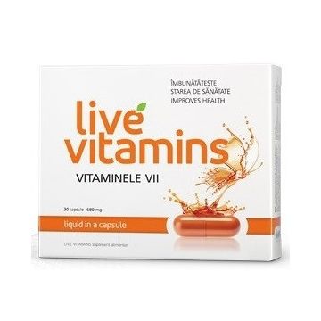 Live Vitamins VitaSlim 30 capsule (TIP PRODUS: Suplimente alimentare, Concentratie: 568 mg)