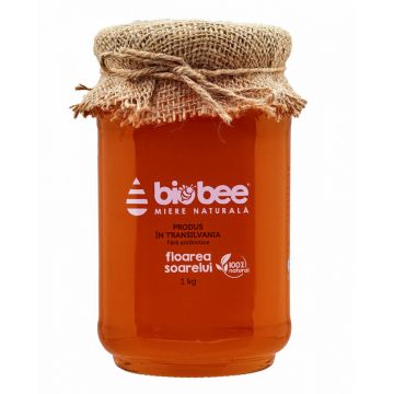 Miere de Floarea soarelui BioBee (Gramaj: 1000 grame)