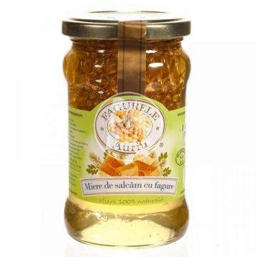Miere de Salcam cu Fagure Euroapicola 400 g (Gramaj: 400 g)