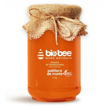 Miere Polifloră de munte BioBee (Gramaj: 420 grame)