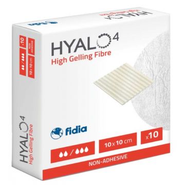 Set pansamente High Gelling Fiber 10x10 cm, 10 bucati, HYALO4