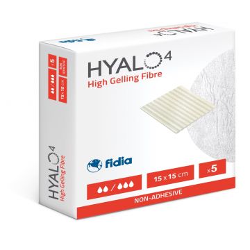 Set pansamente High Gelling Fiber 15x15 cm, 5 bucati, HYALO4