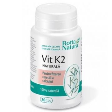 Vitamina K2 Naturala Rotta Natura 30 capsule (TIP PRODUS: Suplimente alimentare)