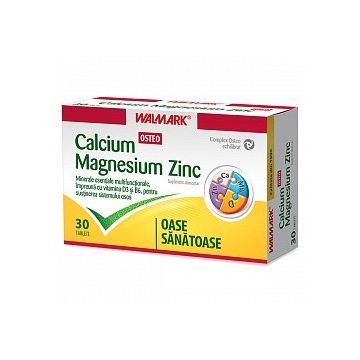Calcium Magnesium Zinc Osteo Walmark 30 capsule (Ambalaj: 30 capsule)