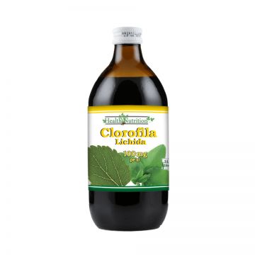Clorofila lichida 100% naturala 500 ml Health Nutrition (Continut: 500 ml)