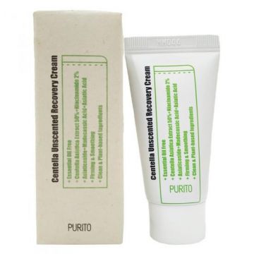 Crema de fata pentru regenerare Unscented Centella, Purito (Concentratie: Crema, Gramaj: 12 ml)