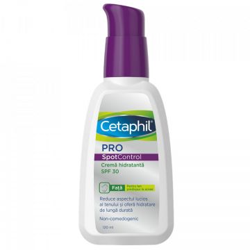 Crema hidratanta cu SPF 30 Cetaphil PRO SpotControl (Concentratie: Crema, Gramaj: 120 ml)