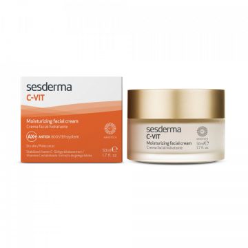 Crema hidratanta pentru ten uscat C-Vit, Sesderma (Concentratie: Crema, Gramaj: 50 ml)