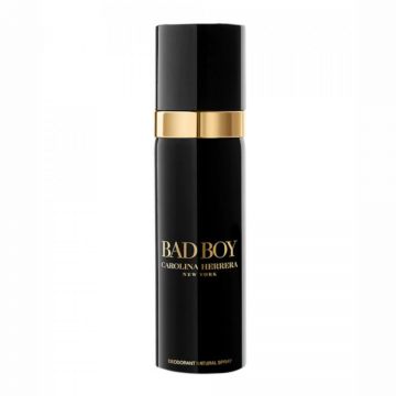 Deodorant Spray Carolina Herrera, Bad Boy, Barbati, 100 ml (Concentratie: Deo Spray, Gramaj: 100 ml)