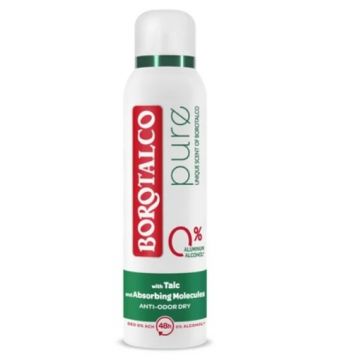 Deodorant spray Pure Original, Borotalco (Concentratie: Deo Spray, Gramaj: 150 ml)