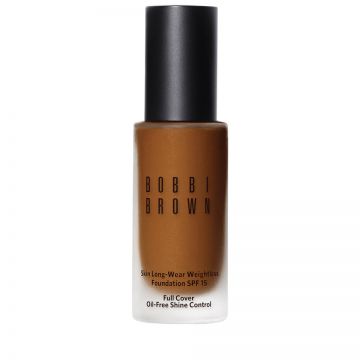 Fond de ten Bobbi Brown Skin LongWear Weightless Full Cover Spf15 (Concentratie: Fond de ten, Gramaj: 30 ml, Nuanta fond de ten: Neutral Almond 080)