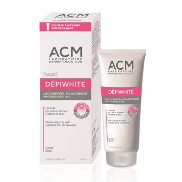 Lapte de corp pentru luminozitate Depiwhite ACM (Concentratie: Crema, Gramaj: 200 ml) Lapte de corp pentru luminozitate Depiwhite ACM (Concentratie: Crema, Gramaj: 200 ml)