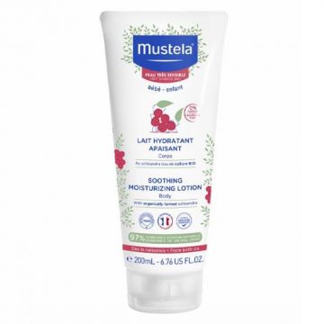 Lapte hidratant calmant pentru piele sensibila, Mustela (Concentratie: Lotiune, Gramaj: 200 ml)