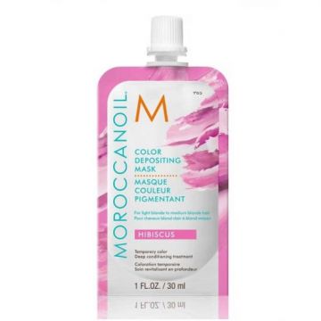 Masca de par nuantatoare Moroccanoil (Concentratie: Masca, Gramaj: 30 ml, CULOARE: Hibiscus)