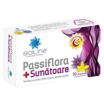 Passiflora + Sunatoare Helcor, 30 comprimate (Ambalaj: 30 comprimate)