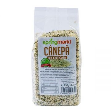 Seminte decorticate de canepa SpringMarkt (Ambalaj: 100 g)