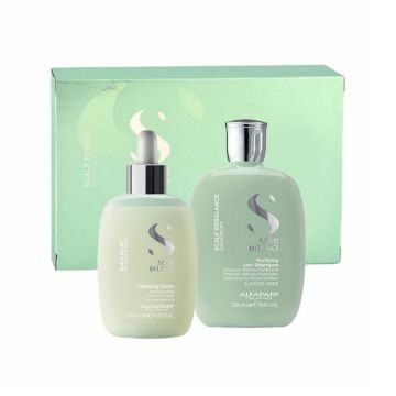 Set anti-matreata Alfaparf Milano Scalp Rebalance Sampon 250 ml + Tonic 125 ml (Gramaj: 250 ml + 125 ml)