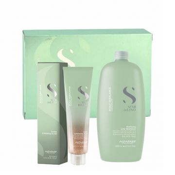 Set anti-matreata Alfaparf Milano Scalp Rebalance Sampon Purifying 1000 ml + Exfoliant 150 ml (Gramaj: 1000 ml + 150 ml) Set anti-matreata Alfaparf Milano Scalp Rebalance Sampon Purifying 1000 ml + Exfoliant 150 ml (Gramaj: 1000 ml + 150 ml)